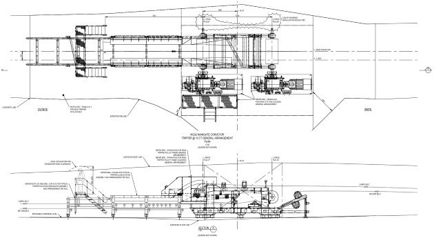 UG Conveyor Installations – MG32 Tripper Mechanical Design